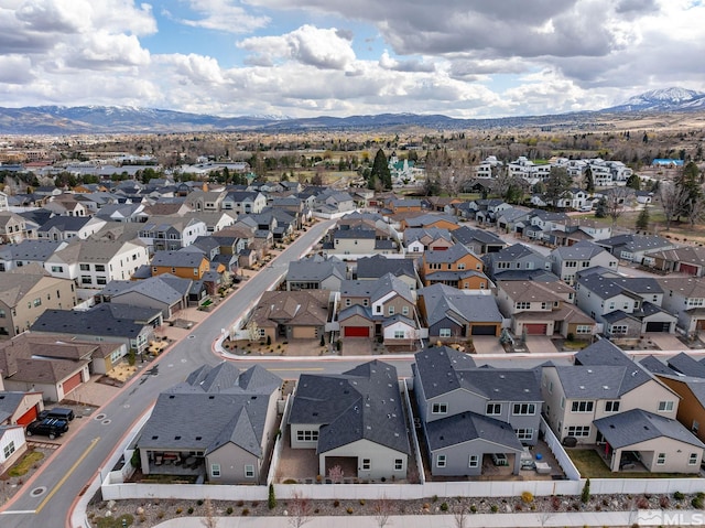 605 Braided Rope Dr, Reno, NV 89511 - aerial perspective of suburban area featuring mountains