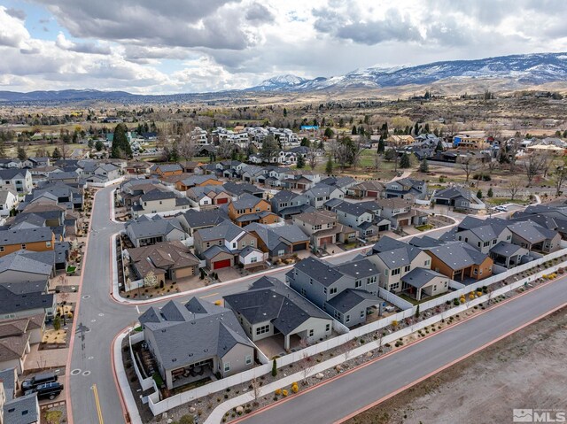 605 Braided Rope Dr, Reno, NV 89511 - aerial view of residential area with mountains