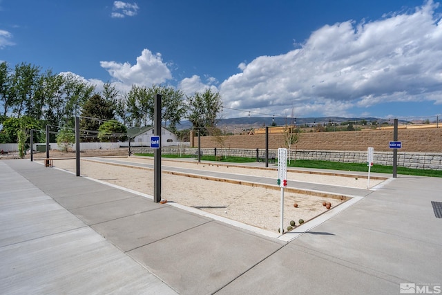 605 Braided Rope Dr, Reno, NV 89511 - surrounding community featuring a bocce ball area and fence