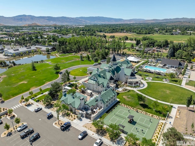 605 Braided Rope Dr, Reno, NV 89511 - aerial view of a water and mountain view