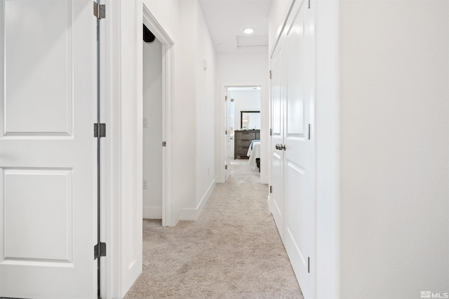 3617 Pulsar Ln Unit 2, Carson City, NV 89705 - hallway featuring carpet, baseboards, and recessed lighting