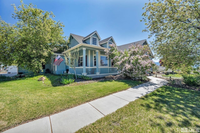 1655 Chiquita Cir, Minden, NV 89423 - view of front of house featuring a porch and a front yard