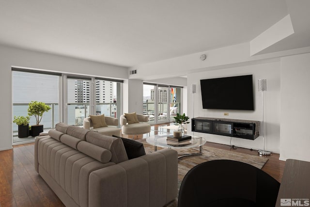 255 N Sierra St Unit 1011, Reno, NV 89501 - living room featuring wood finished floors
