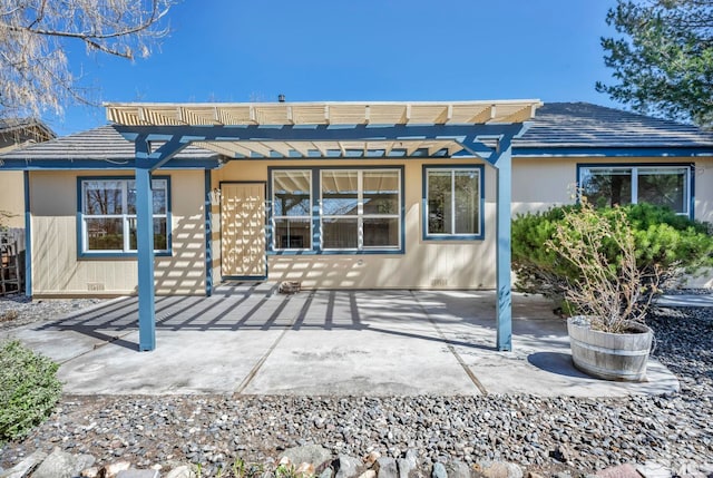 1675 Crestside Ct, Sparks, NV 89436 - back of house with a pergola and a patio area