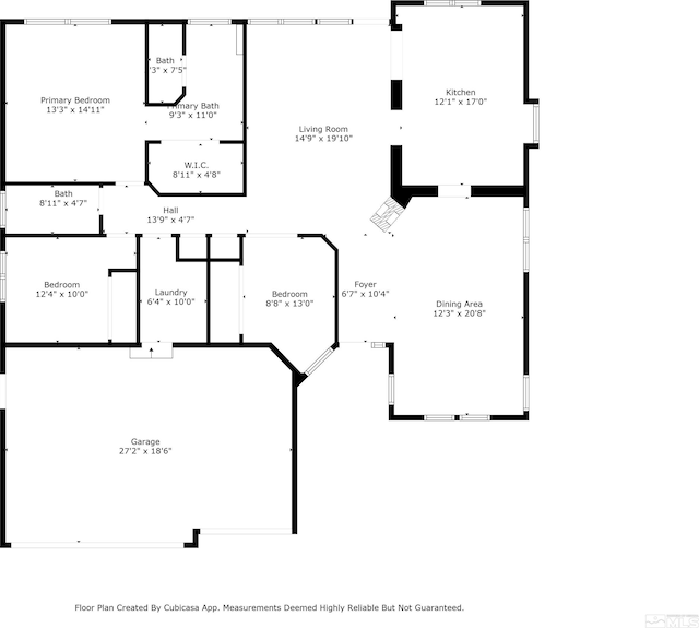 1675 Crestside Ct, Sparks, NV 89436 - floor plan / room layout