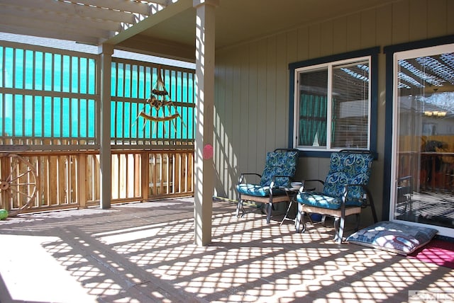 1075 Aster Ln, Fernley, NV 89408 - view of patio with a pergola