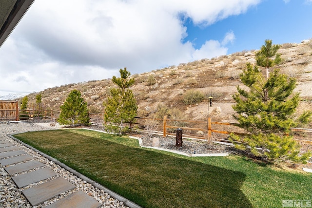 9179 Graycliff Ln, Reno, NV 89523 - view of yard with a mountain view
