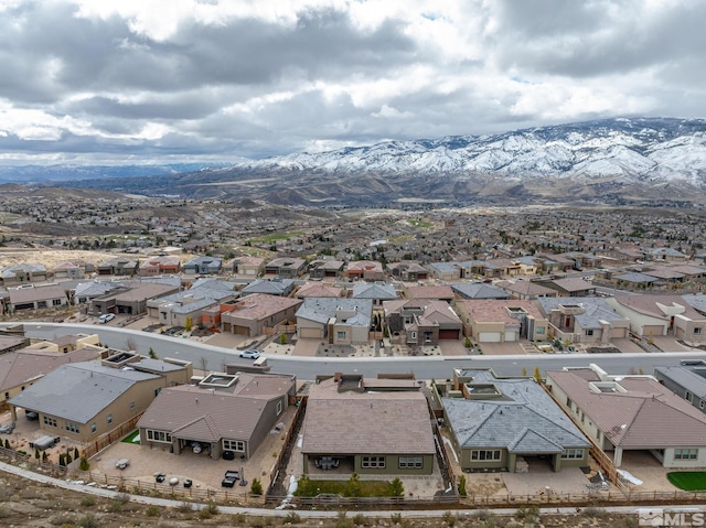 9179 Graycliff Ln, Reno, NV 89523 - aerial perspective of suburban area with mountains