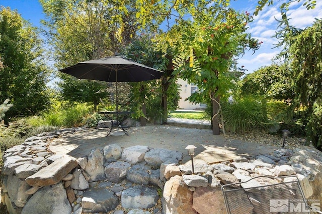 view of patio