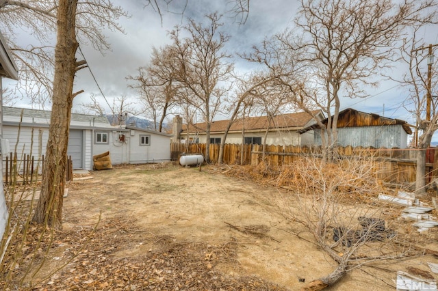 742 D St, Hawthorne, NV 89415 - view of yard featuring fence