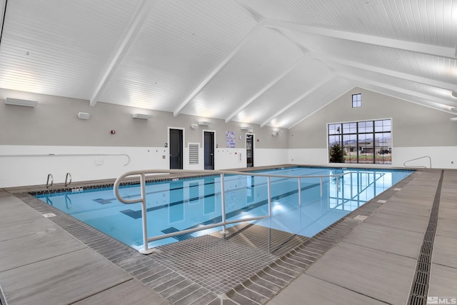 view of indoor pool
