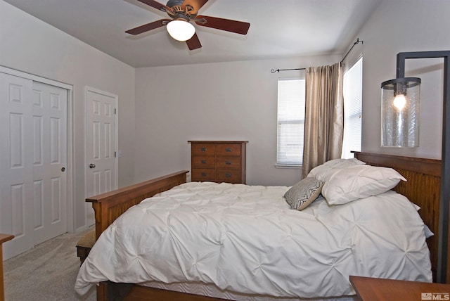 3953 Boundary Peak Ct, Reno, NV 89508 - carpeted bedroom with a closet and a ceiling fan