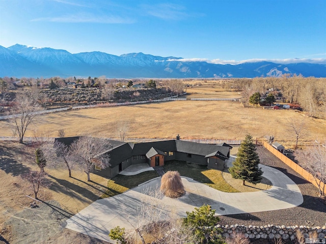 1450 Kerry Ct, Gardnerville, NV 89460 - overview of rural landscape with mountains