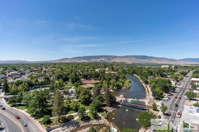 100 N Arlington Ave Unit 14F, Reno, NV 89501 - aerial view of a highway and a water and mountain view