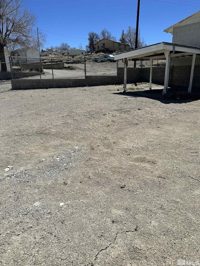 481 S Frankie St, Tonopah, NV 89049 - view of yard with fence
