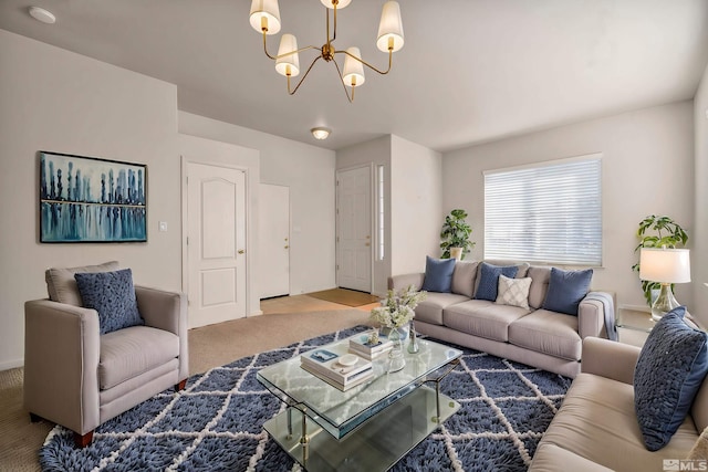 10055 Zephyr Heights Dr, Reno, NV 89521 - carpeted living area featuring a chandelier