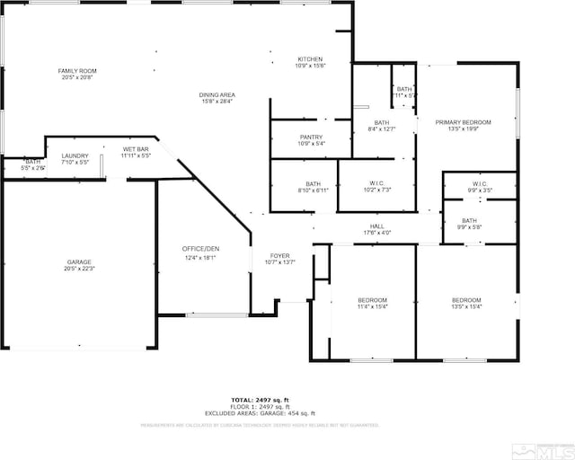 915 Maple Creek Ct, Reno, NV 89511 - home floor plan