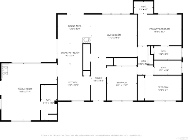 1360 Dartmouth Dr, Reno, NV 89509 - floor plan / room layout