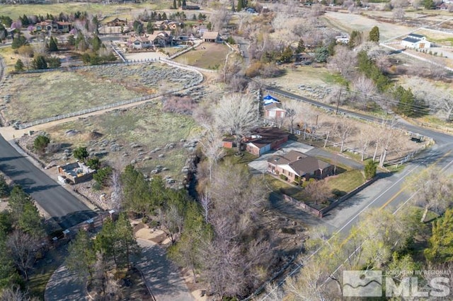 aerial view of property's location