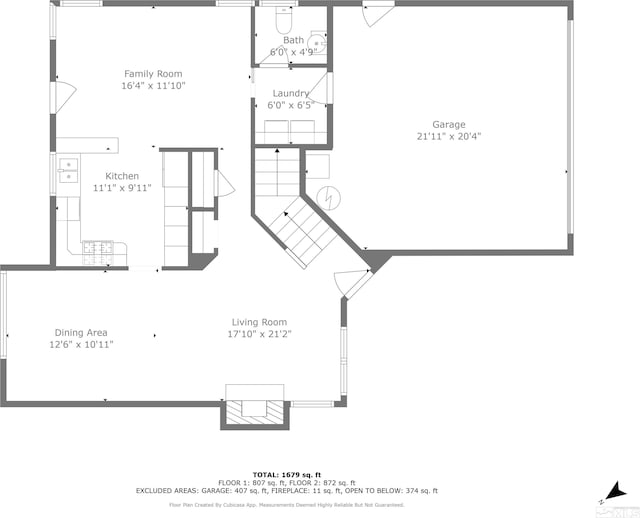 6357 Moon Ridge Ter, Reno, NV 89523 - property floor plan