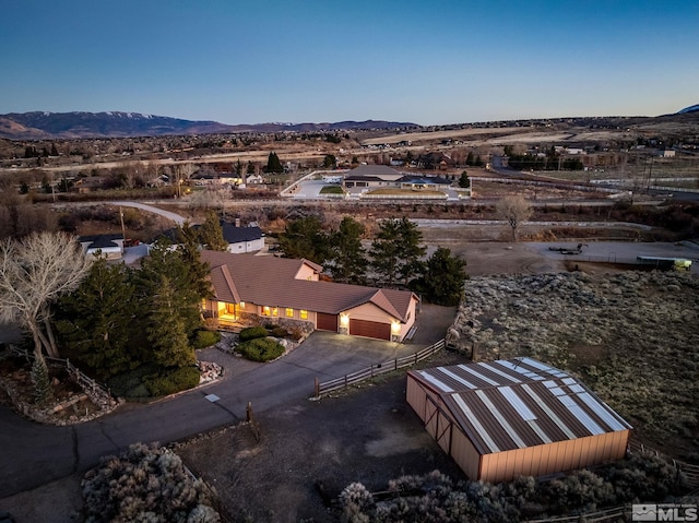 80 Cassas Ct, Reno, NV 89511 - aerial view of property and surrounding area with a mountainous background