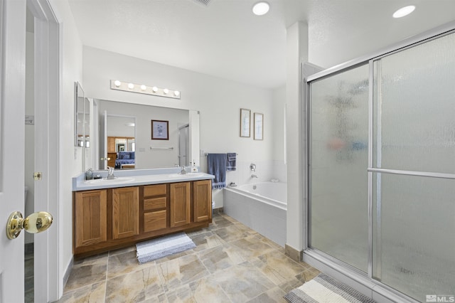 1018 Ringneck, Sparks, NV 89441 - bathroom featuring connected bathroom, a stall shower, and a bath