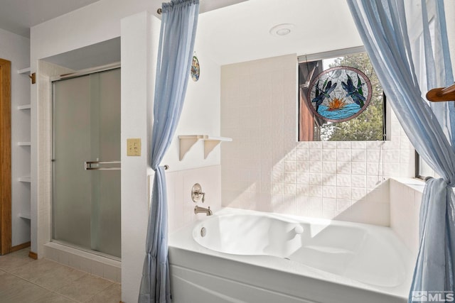 12880 Roseview Ln, Reno, NV 89511 - full bath with a shower stall, tile patterned floors, and a bath