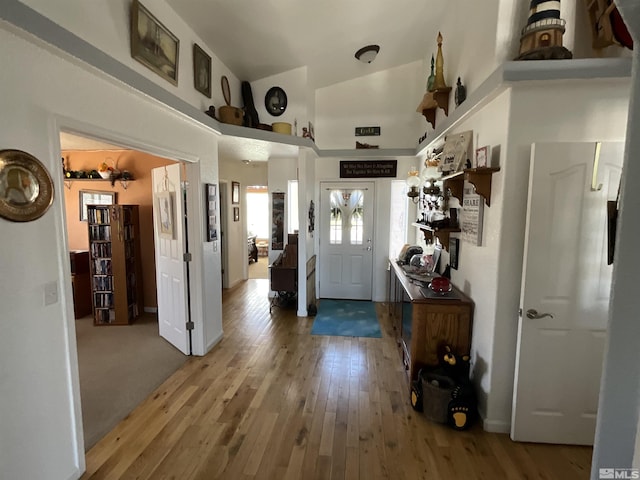 5710 Sarah Rd, Fallon, NV 89406 - entryway with a high ceiling and hardwood / wood-style flooring