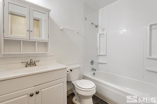 2375 Tripp Dr, Reno, NV 89512 - bathroom with toilet, shower / washtub combination, and vanity