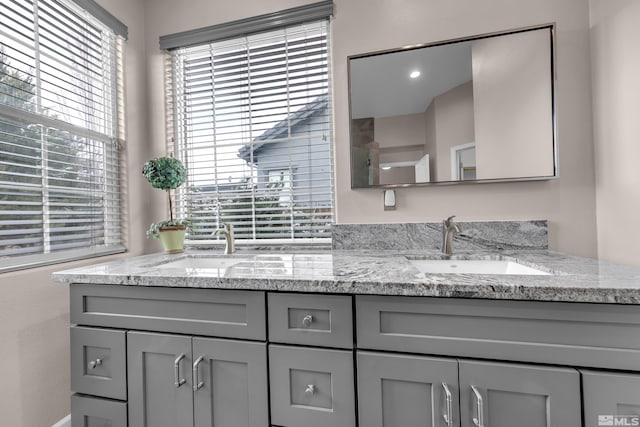 5807 Desert Mirage Dr, Sparks, NV 89436 - full bathroom featuring double vanity