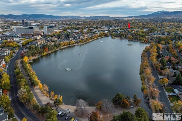 2955 Lakeside Dr Unit 223, Reno, NV 89509 - aerial view of property's location with a water and mountain view