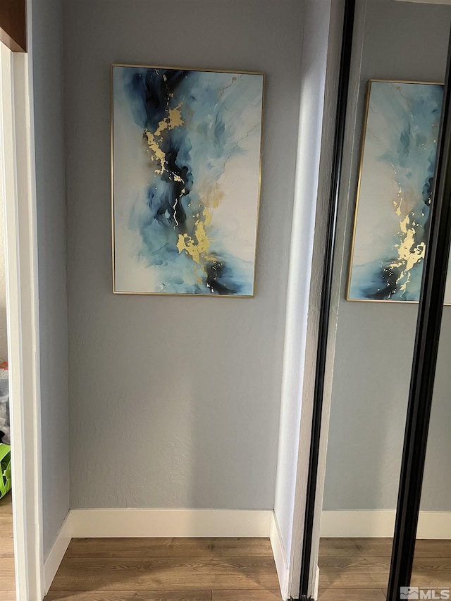 100 N Arlington Ave Unit 8C, Reno, NV 89501 - detailed view of wood finished floors and baseboards