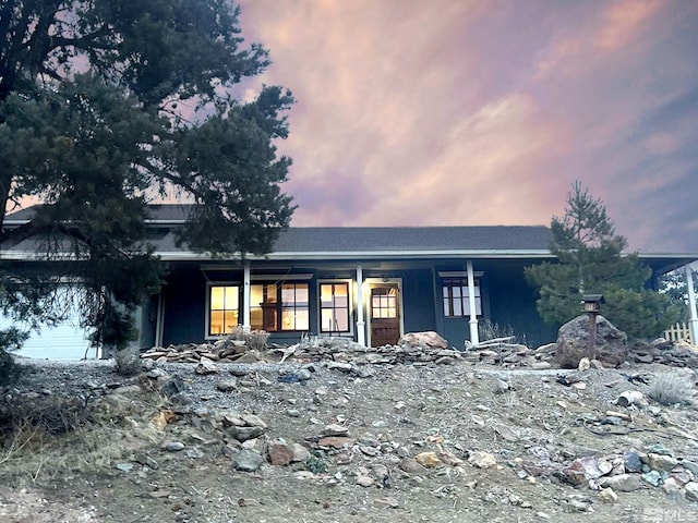 21410 Sazarac Rd, Reno, NV 89521 - view of front of home with covered porch