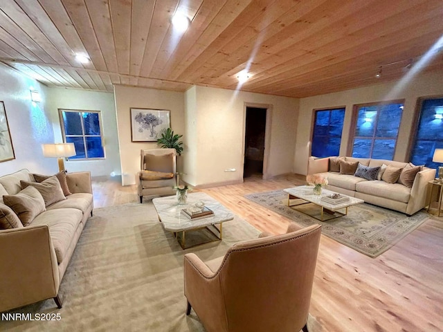 21410 Sazarac Rd, Reno, NV 89521 - living area with wood finished floors and wood ceiling