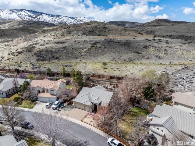 159 River Flow Dr, Reno, NV 89523 - aerial view of residential area with a mountainous background