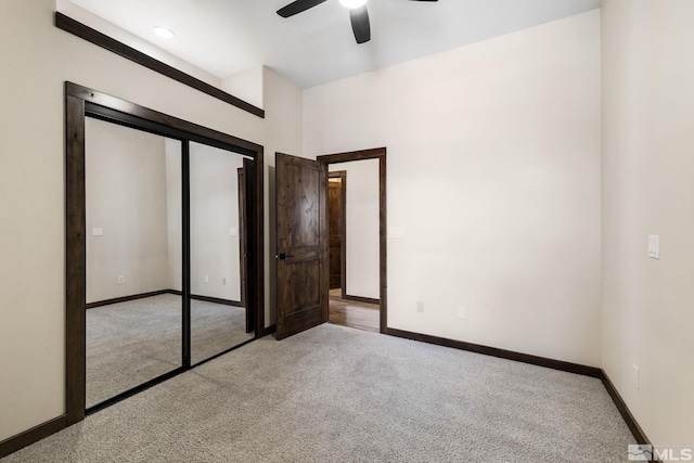 159 River Flow Dr, Reno, NV 89523 - unfurnished bedroom with carpet flooring, baseboards, and a closet
