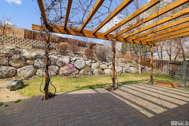 159 River Flow Dr, Reno, NV 89523 - view of patio / terrace with a pergola