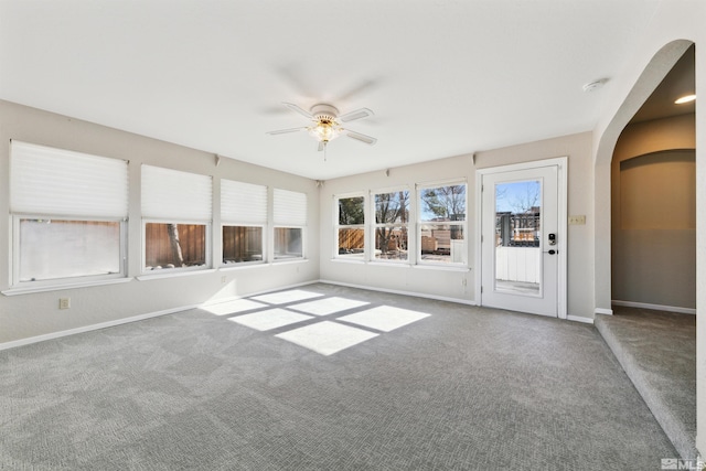 1599 Lucerne, Minden, NV 89423 - unfurnished sunroom featuring arched walkways