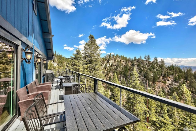245 Tramway Dr, Stateline, NV 89449 - balcony with a view of trees