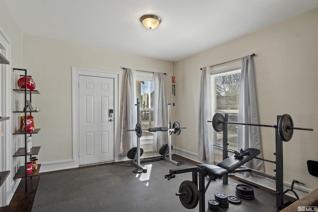 529 11th St, Sparks, NV 89431 - exercise area featuring baseboards