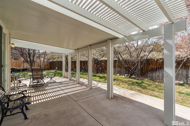 5895 Tappan Dr, Reno, NV 89523 - view of patio / terrace featuring a pergola