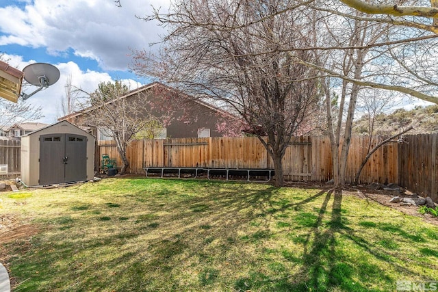 5895 Tappan Dr, Reno, NV 89523 - view of yard featuring a storage shed and an outdoor structure