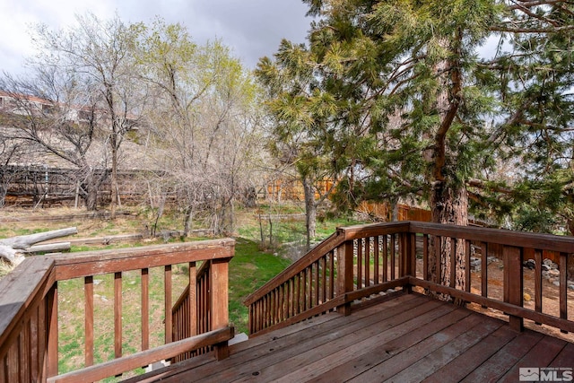 view of deck