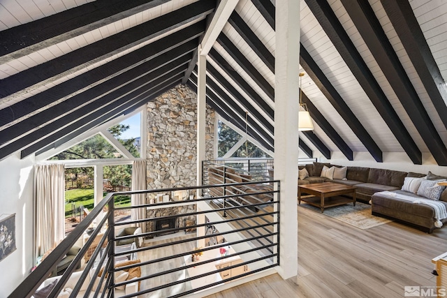 3055 US Highway 395, Washoe Valley, NV 89704 - additional living space with wood ceiling and wood finished floors