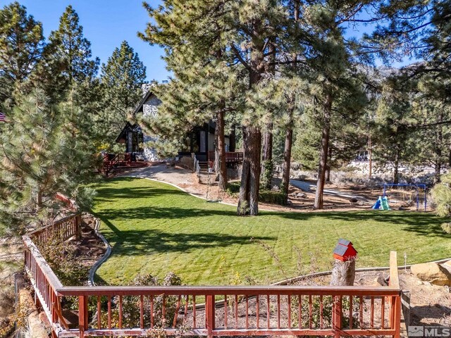 3055 US Highway 395, Washoe Valley, NV 89704 - view of grassy yard featuring a playground