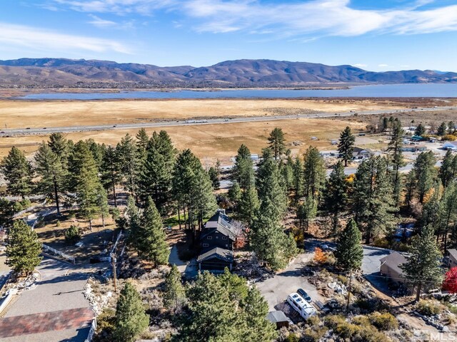 3055 US Highway 395, Washoe Valley, NV 89704 - aerial view of a water and mountain view