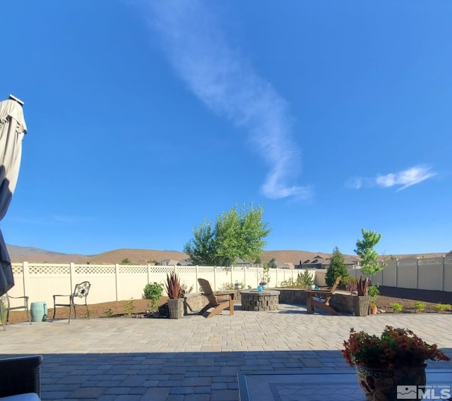 1046 Savona Ct, Dayton, NV 89403 - view of patio / terrace featuring a fenced backyard