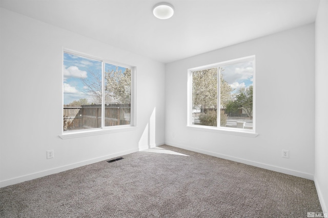 604 Venturacci Ln, Fallon, NV 89406 - spare room with healthy amount of natural light, carpet floors, and baseboards