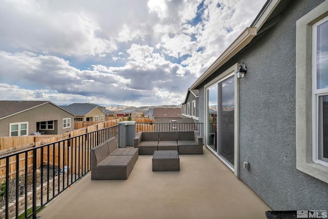 2181 Wyaconda Dr, Sparks, NV 89436 - balcony featuring an outdoor hangout area and a residential view