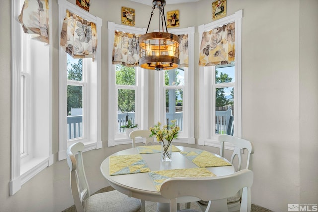 996 Farrier Ct, Gardnerville, NV 89410 - dining room featuring a chandelier